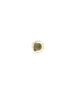 14K Gold Mini Donut Dotted Emerald Charm Spacer