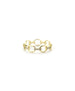 14K Gold Chain Link Eternity Ring