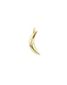 14K Gold Diamond Evil Eye Crescent Moon Charm