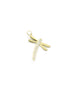 14K Gold Diamond Dragonfly Charm