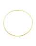 3mm 14K Gold Omega Necklace