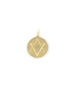 Matte 14K Gold Star of David Charm