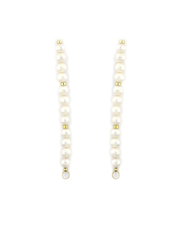 Lock Ready: Open 7mm Pearl Rondelle Strand