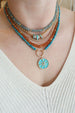 Lock Ready: 17" Open Turquoise Tube Strand