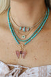 14K Gold Rectangle Bezel Turquoise Spacer