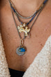 Matte Silver Scalloped Fan Charm
