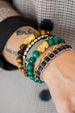 24K Gold Pixiu Tiger Eye Stretchy Bracelet