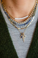 Camo Sapphire Rondelle Necklace