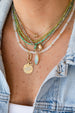 14K Gold Marquise Opal Charm