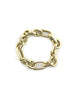 14K Gold Jumbo Mixed Shape Link Bracelet