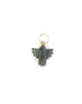 Small 14K Gold Carved Labradorite Thunderbird Charm