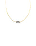 The Luxe Lexi Lock Necklace: Small Paper Clip