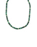 Heishi Malachite Gold Rondelle Necklace