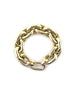 14K Gold XL Jumbo Oval Link Bracelet