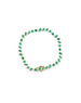 14K Gold 5.4ct Mix Shape Emerald Bracelet