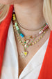 The Bora Bora Beaded Gemma Lock Necklace