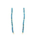 Lock Ready: 17" Open Turquoise Tube Strand