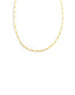 14K Gold Mini Disco Bar Link Necklace