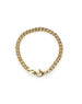 14K Gold 5.5mm Flat Open Cuban Bracelet