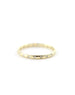 14K Gold Thin Dotted Diamond Band