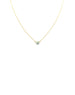 14K Gold Evil Eye Simple Cable Chain Necklace