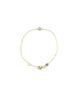 14K Gold Thin Cable Chain Evil Eye Bracelet14K Gold Thin Cable Chain Evil Eye Bracelet