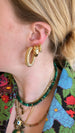 Gold Chunky Twist Hoops