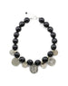 She-Vah | Faceted Onyx with Vintage Afghan Coins