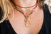 14K Gold Mini Red Bee Charm