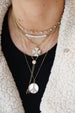 2mm Yellow Sapphire Bali Necklace