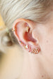 Simple Gold Butterfly Studs