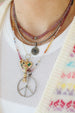 Pastel Rainbow Sapphire Bali Necklace