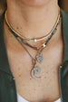 14K Gold Mini Cursive Diamond Love Charm