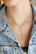 Turquoise Beaded Gold Rosary