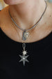 14K Gold Radiant Skull Coin Charm