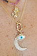 The Fine Lexi Lock Necklace: Rainbow Sapphire