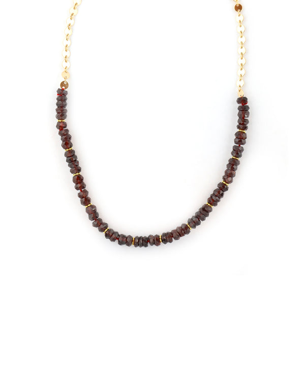 garnet necklace