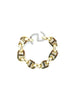 14K Gold Anchor Diamond Lock Bracelet