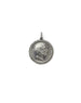 diamond coin pendant