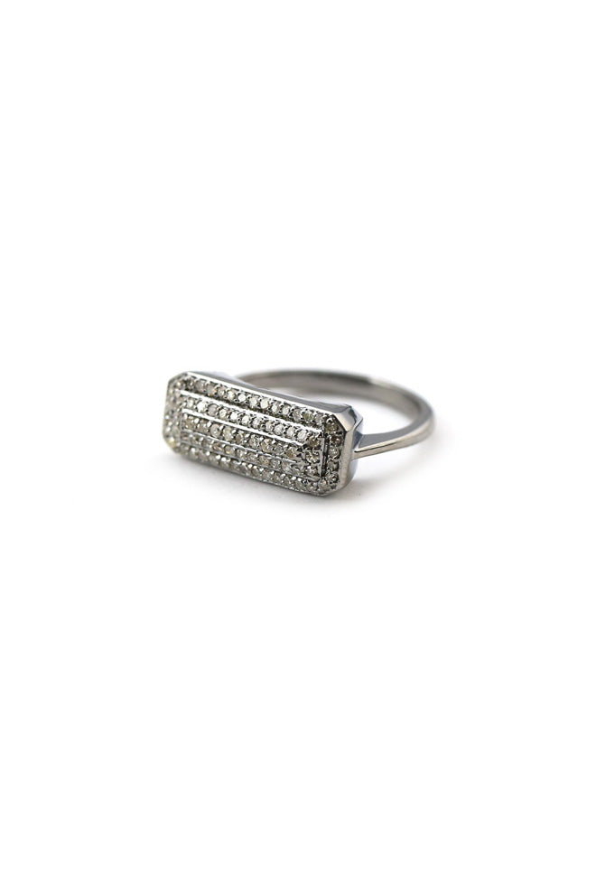 The Small Landa Diamond Stack Ring