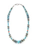 Heishi Turquoise & Navajo Pearl Necklace