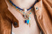 14K Gold Exclusive Mini Lapis Hamsa Charm