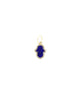 14K Gold Exclusive Mini Lapis Hamsa Charm