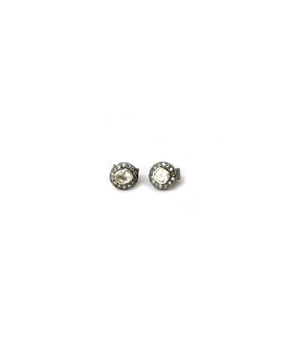 Polki Diamond Studs