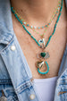 14K Gold Starburst Locket Charm