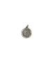 Silver Baguette Diamond Sunflower Charm