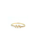 14K Gold Baguette Zig Zag Ring