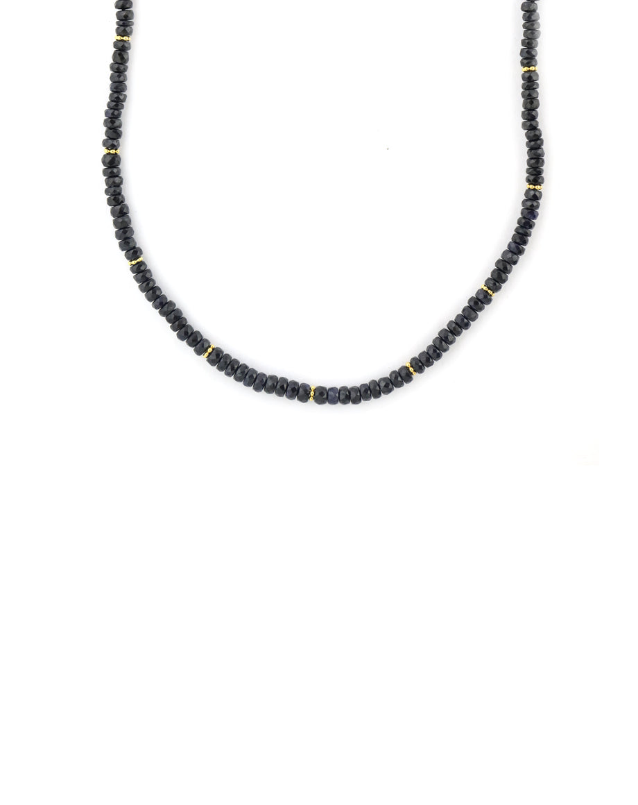 Midnight Sapphire Bali Necklace