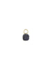 Silver Blue Sapphire Square Ear Charm