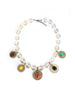 Clear Quartz with Vintage Afghan Coins Necklace